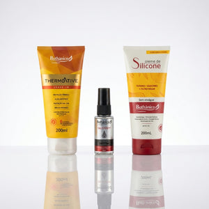 Combo Leave-in Thermoative - Reparador de Pontas - Creme de Silicone