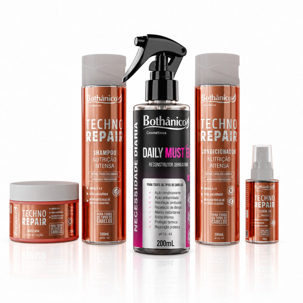 Kit Daily Must + Linha Techno Repair